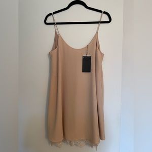 NWT - Zara Babydoll dress with lace